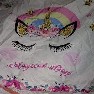 Unicorn full size bedding sheets two clarify masks